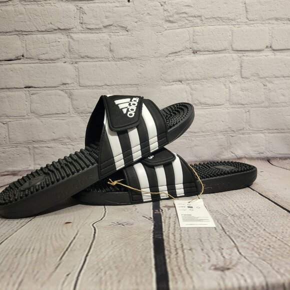 Mens Adidas Adissage Slides - Picture 5 of 8